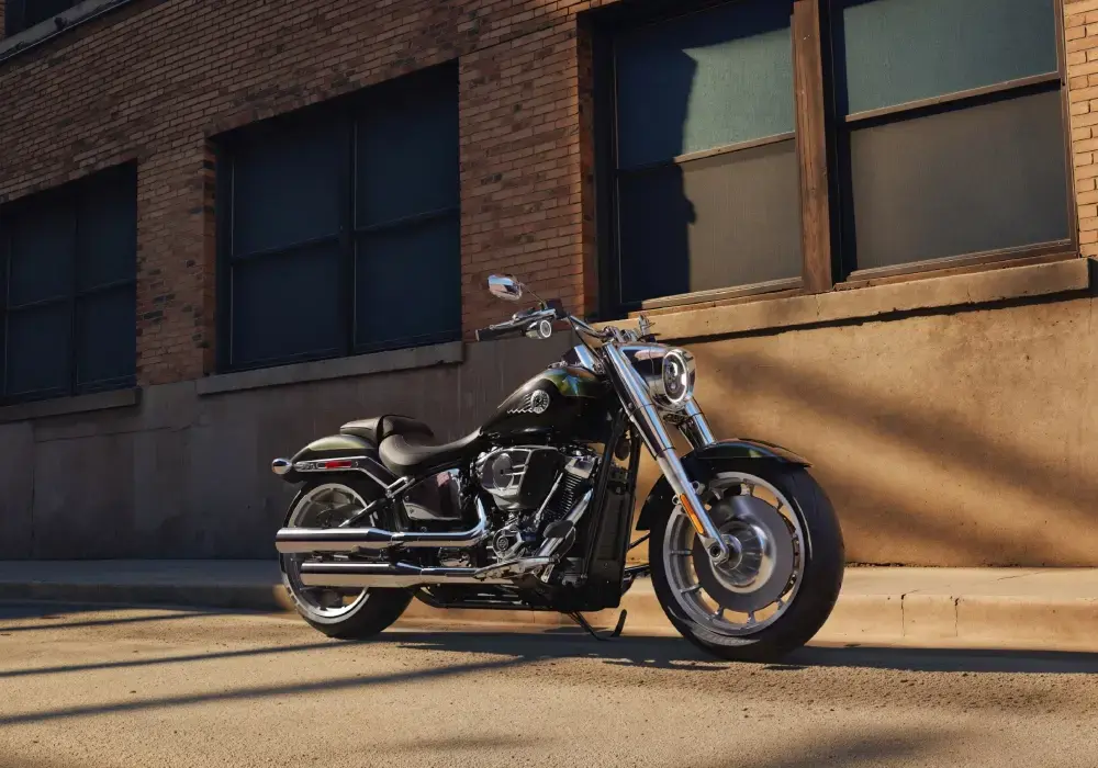 Moto Harley-Davidson Fat Boy estilo cruiser